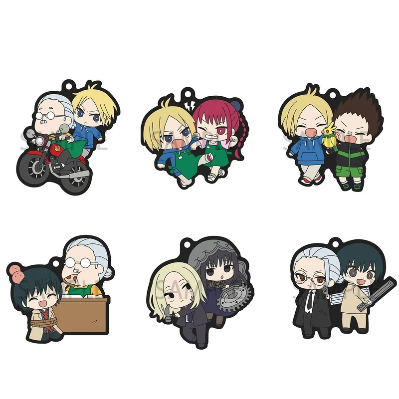 Sakamoto Days Rubber Mascot Buddycolle Gummi-Anhänger 7 cm Sortiment (6)