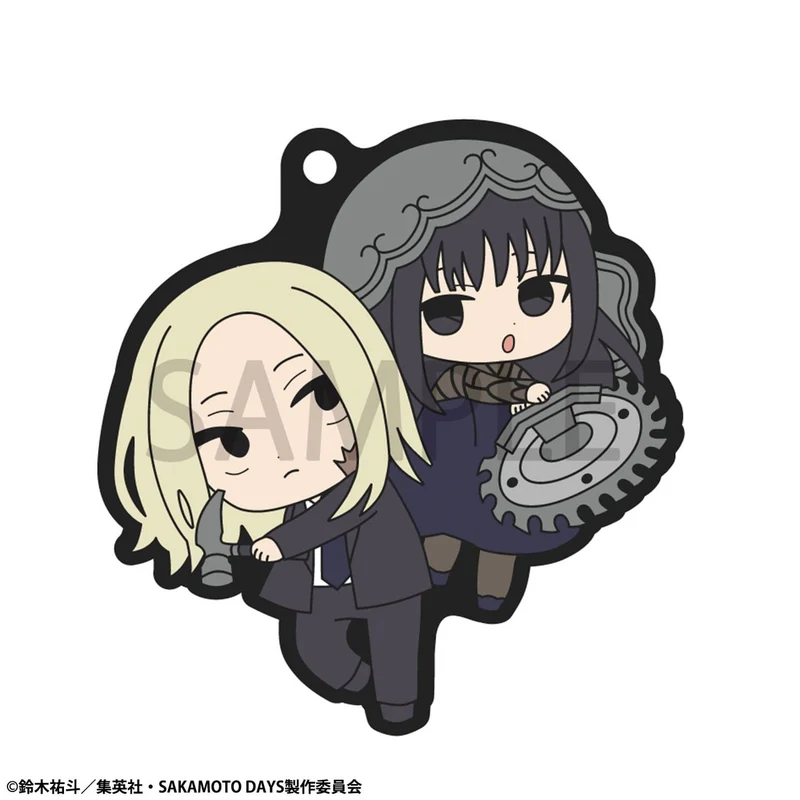 Sakamoto Days Rubber Mascot Buddycolle Gummi-Anhänger 7 cm Sortiment (6)