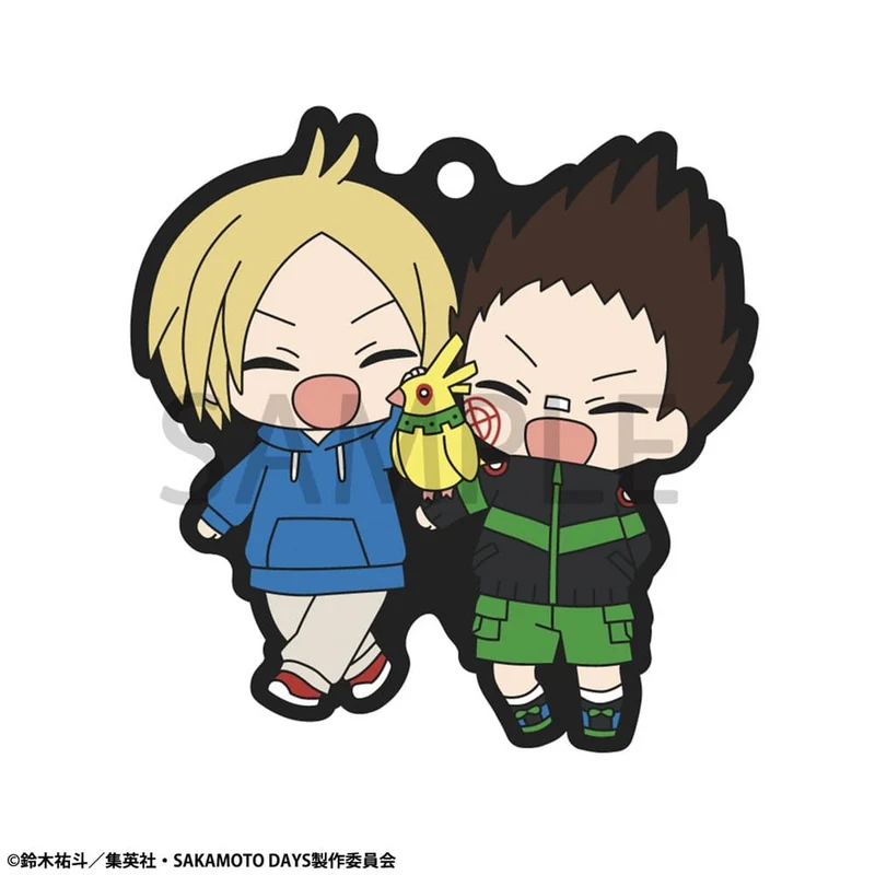 Sakamoto Days Rubber Mascot Buddycolle Gummi-Anhänger 7 cm Sortiment (6)