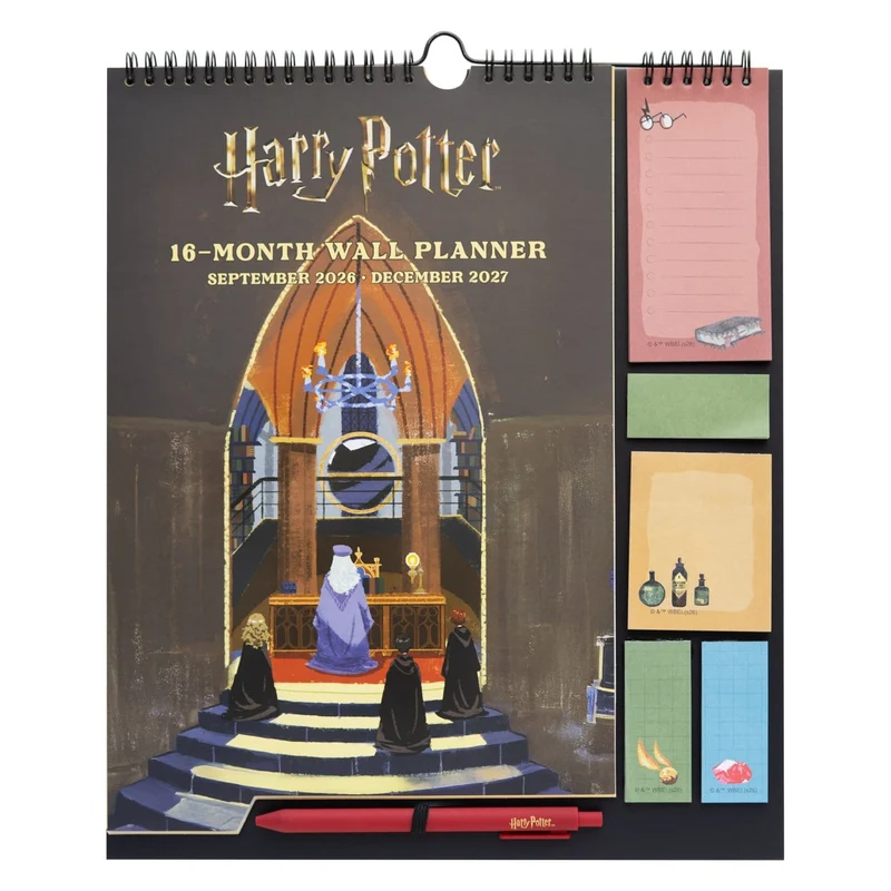 Harry Potter Wand-Planer 2026/27 30 x 34 cm