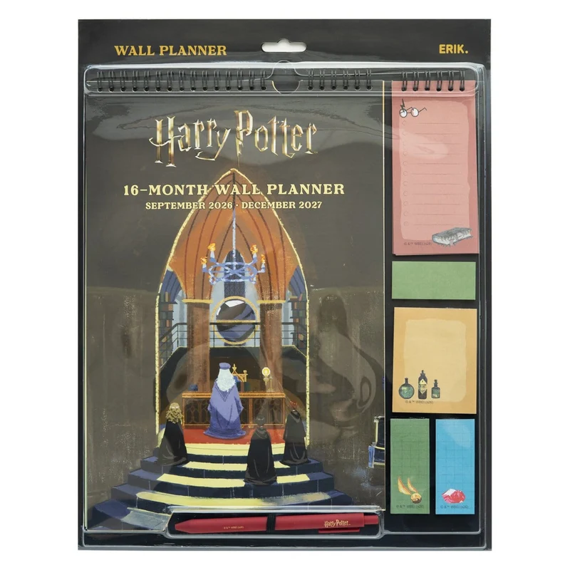 Harry Potter Wand-Planer 2026/27 30 x 34 cm