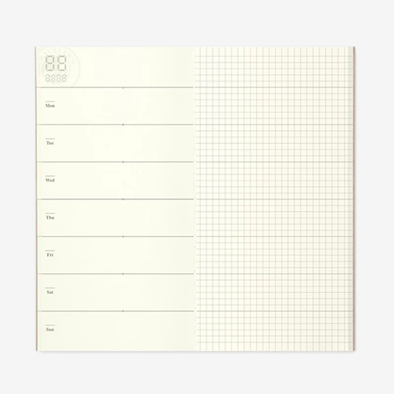 019. Free Diary Weekly + Memo Refill