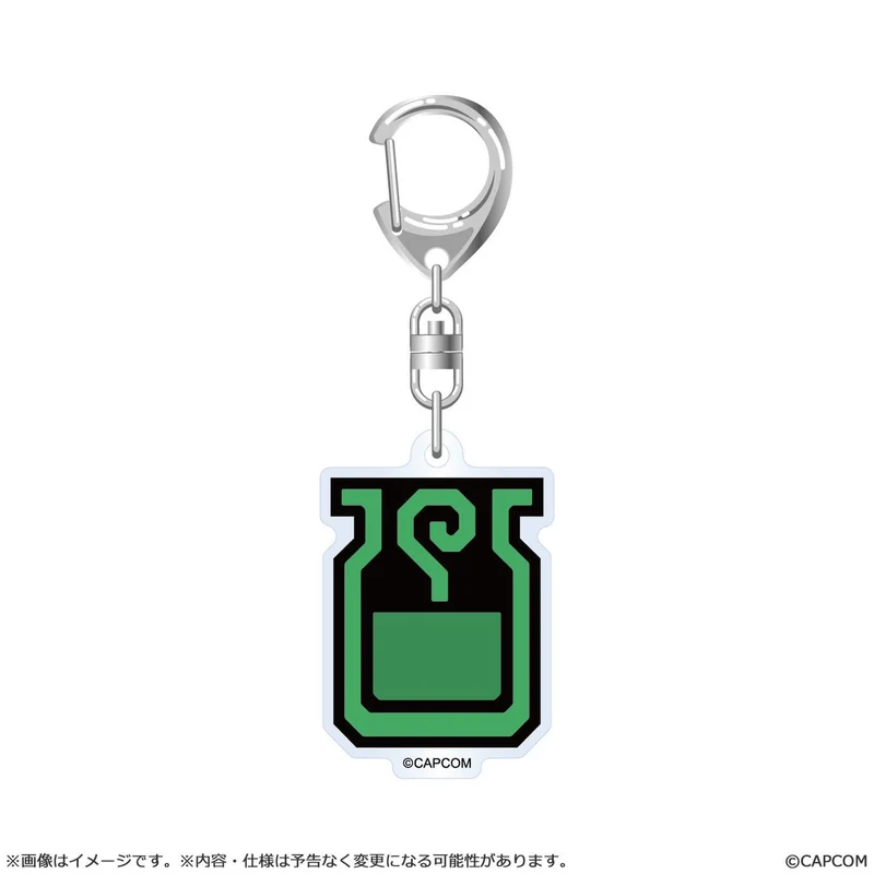Monster Hunter Wilds Acryl-Schlüsselanhänger Item Icon 6 cm Sortiment (10)