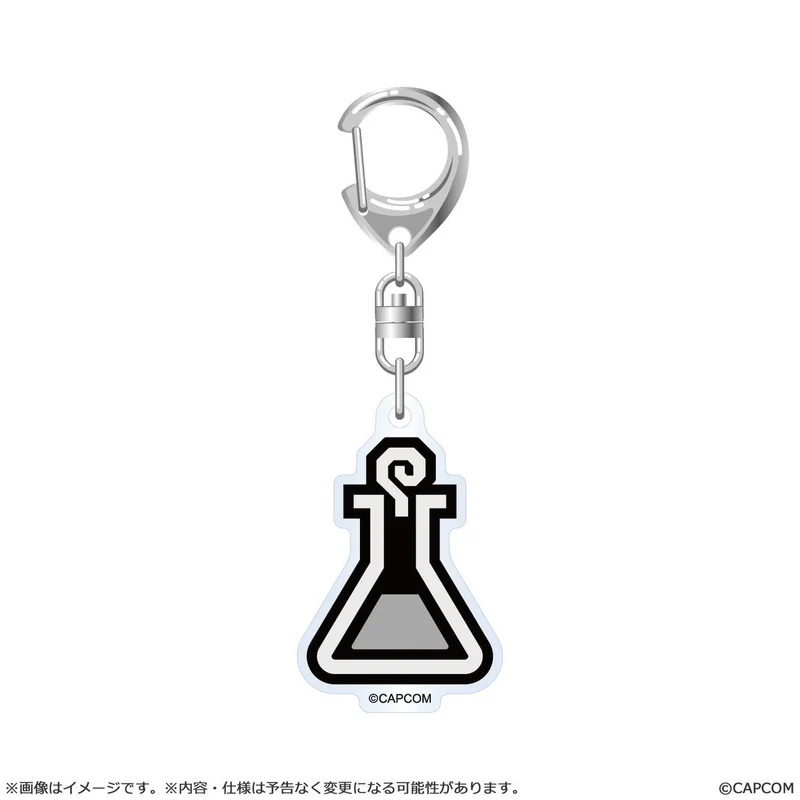 Monster Hunter Wilds Acryl-Schlüsselanhänger Item Icon 6 cm Sortiment (10)