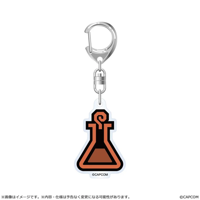 Monster Hunter Wilds Acryl-Schlüsselanhänger Item Icon 6 cm Sortiment (10)