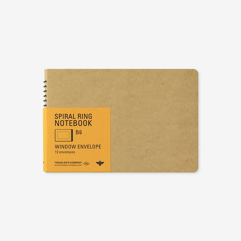 Window Envelope B6 Spiral Ring Notebook