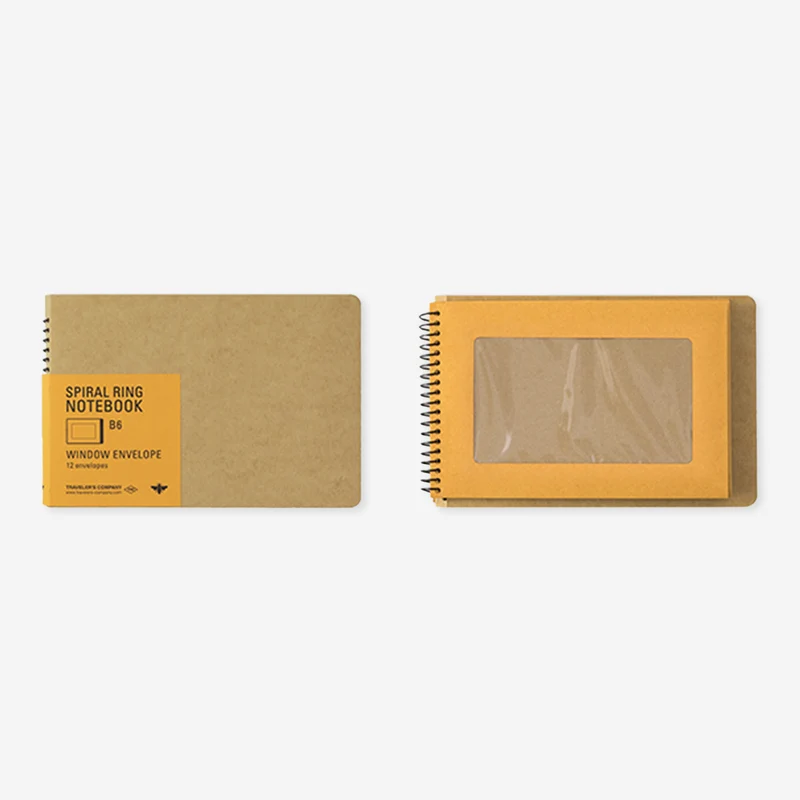 Window Envelope B6 Spiral Ring Notebook