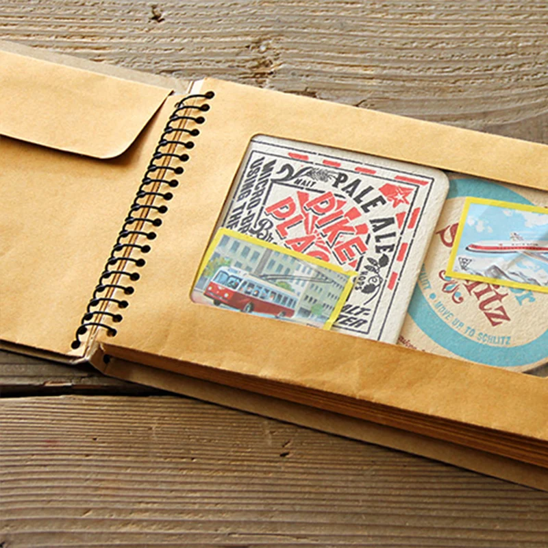 Window Envelope B6 Spiral Ring Notebook