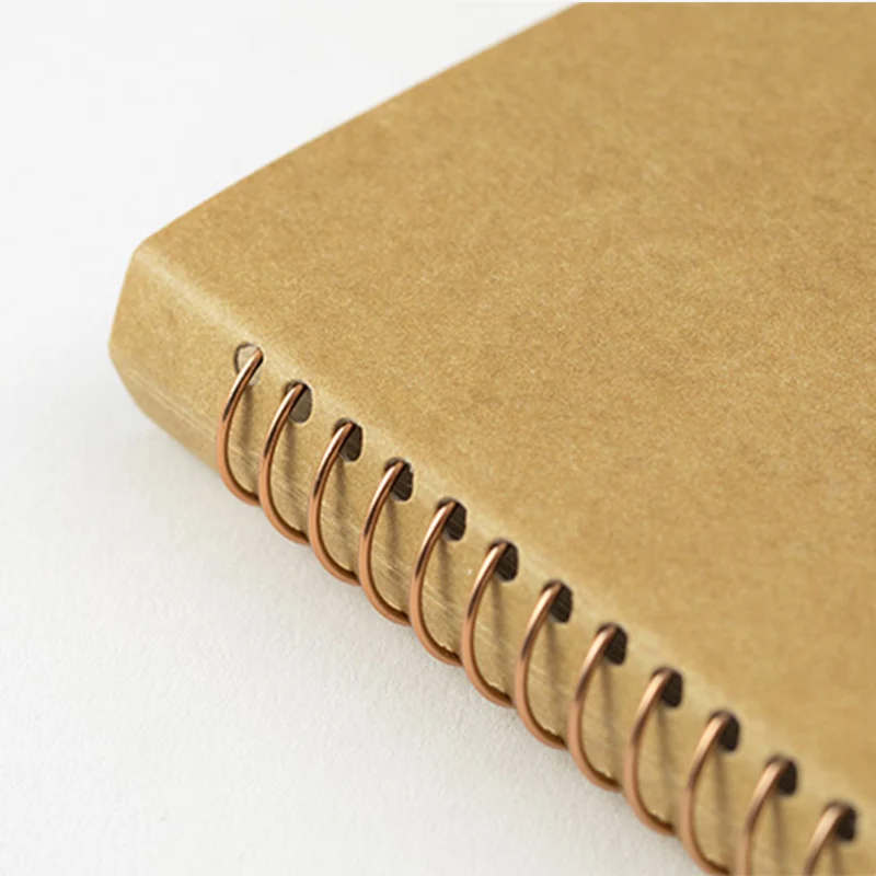 DW Kraft Paper A5 Slim Spiral Ring Notebook