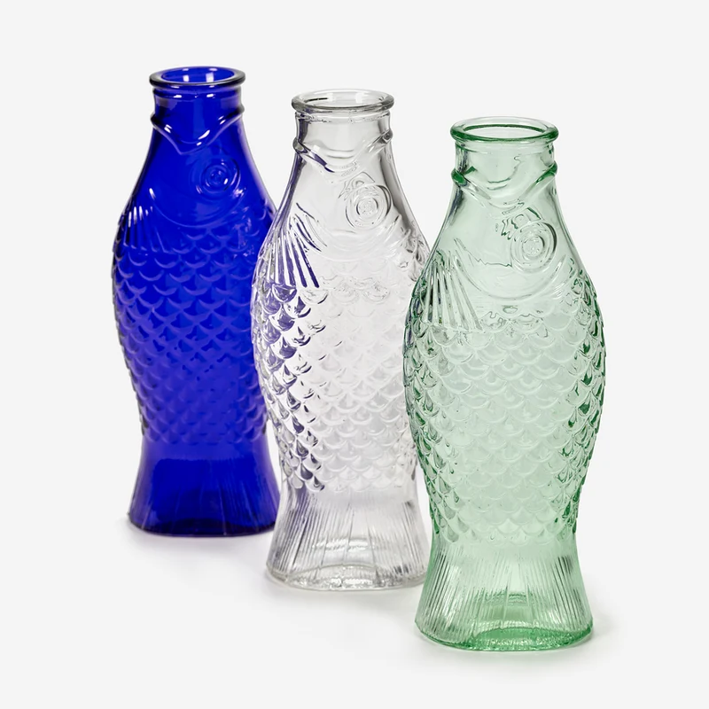 Fish & Fish Transparent Karaffe by Paola Navone