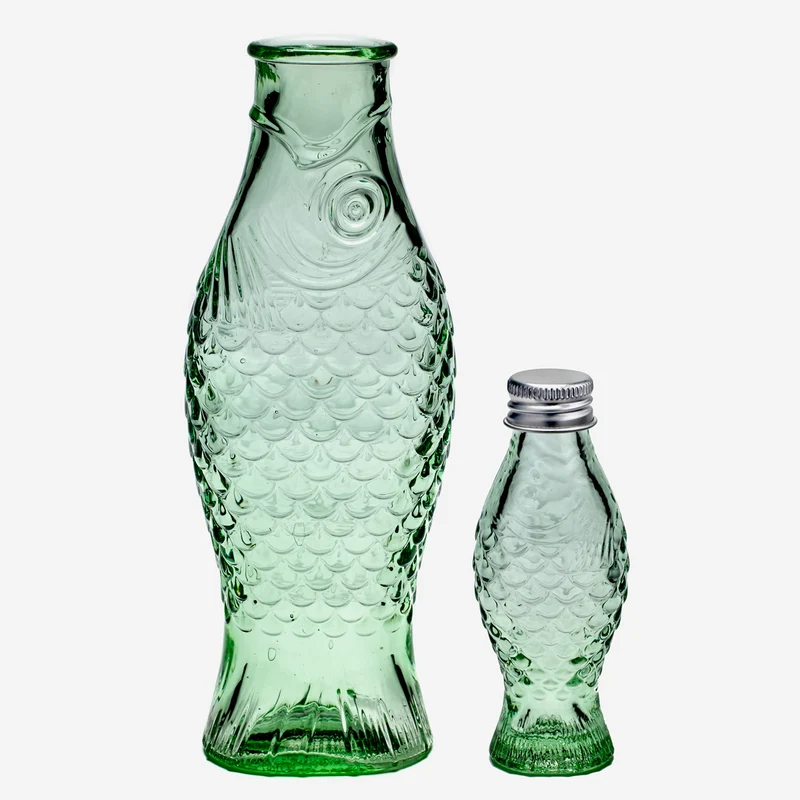 Fish & Fish Green Karaffe by Paola Navone