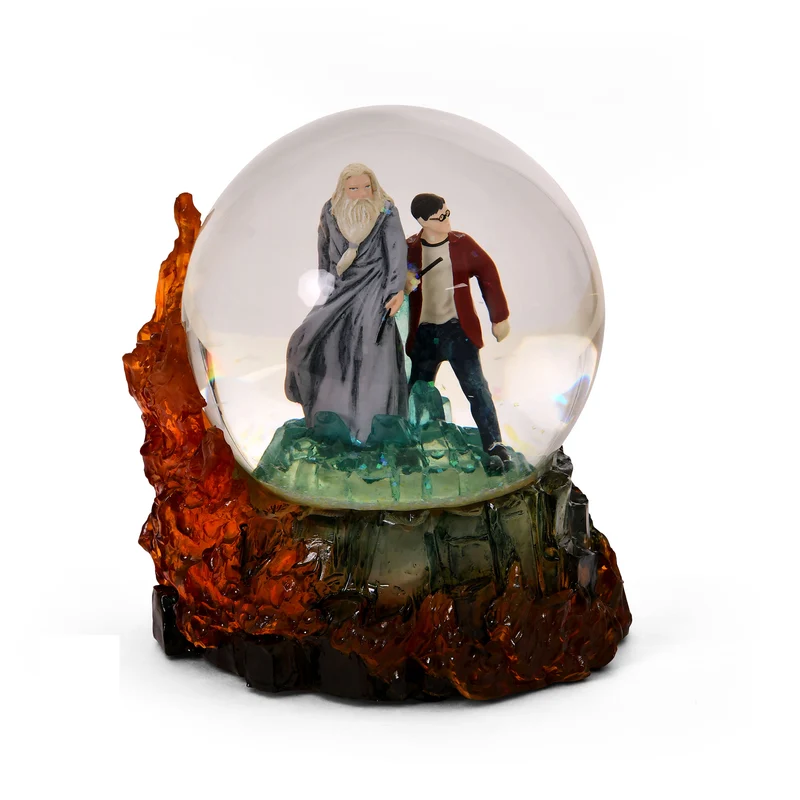 Harry Potter mit Dumbledore Schneekugel