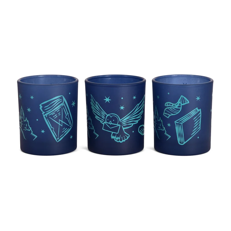 Harry Potter - Hogwarts Teelichthalter 3er Set