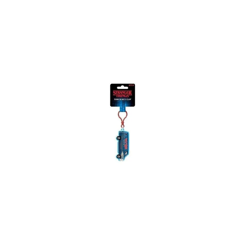 Stranger Things Torch Key Clip Schlüsselanhänger WSQK Van