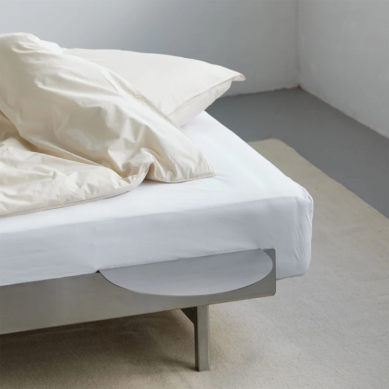 MOEBE Bed Stainless Steel 90 - 180 cm