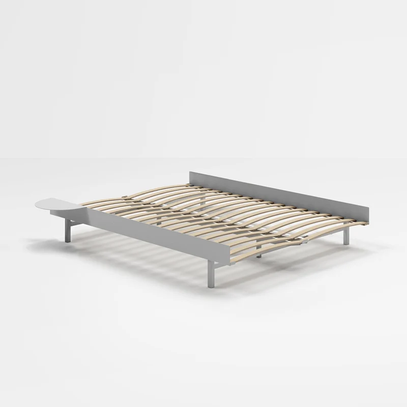 MOEBE Bed Stainless Steel 90 - 180 cm