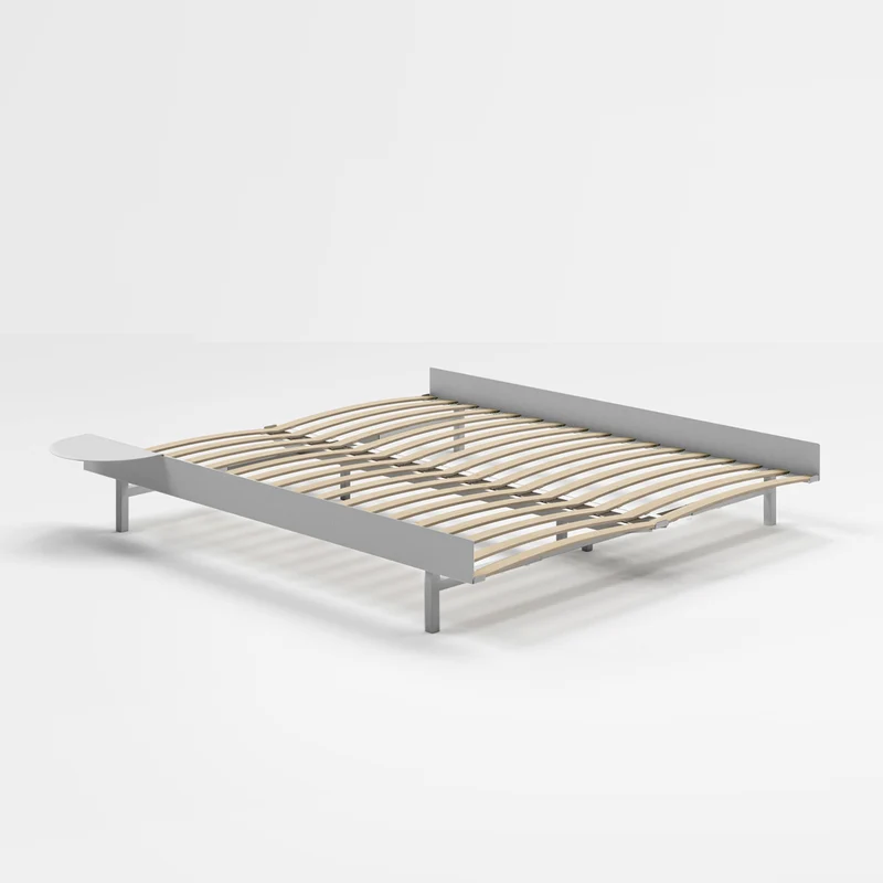 MOEBE Bed Stainless Steel 90 - 180 cm