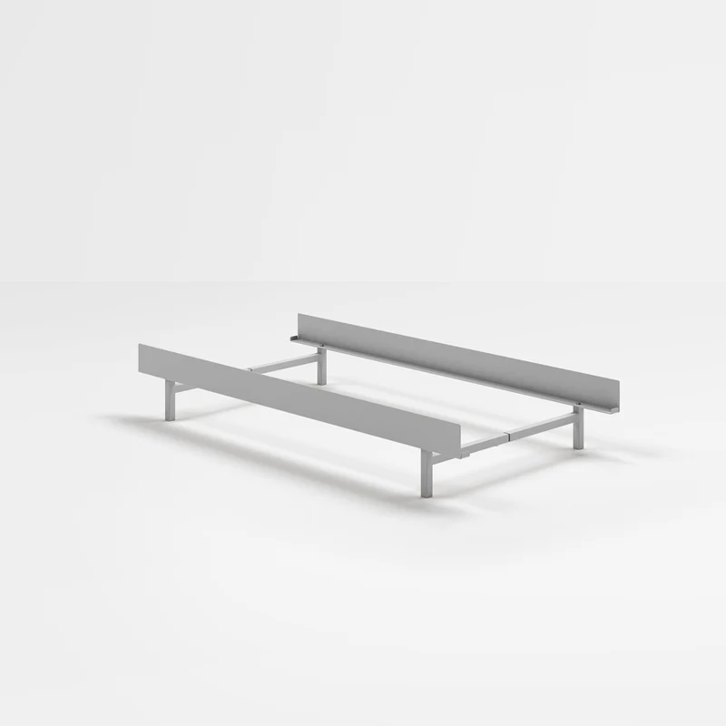 MOEBE Bed Stainless Steel 90 cm