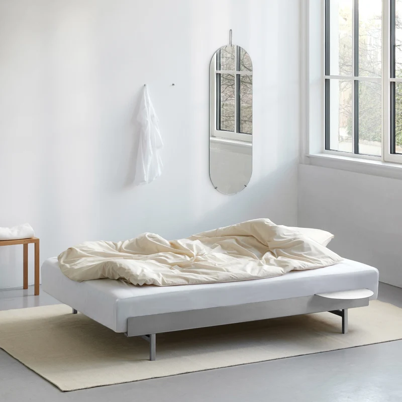 MOEBE Bed Stainless Steel 90 cm