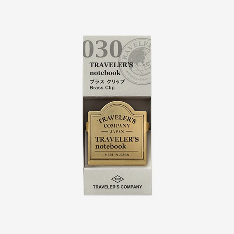 030. Brass Clip - Logo