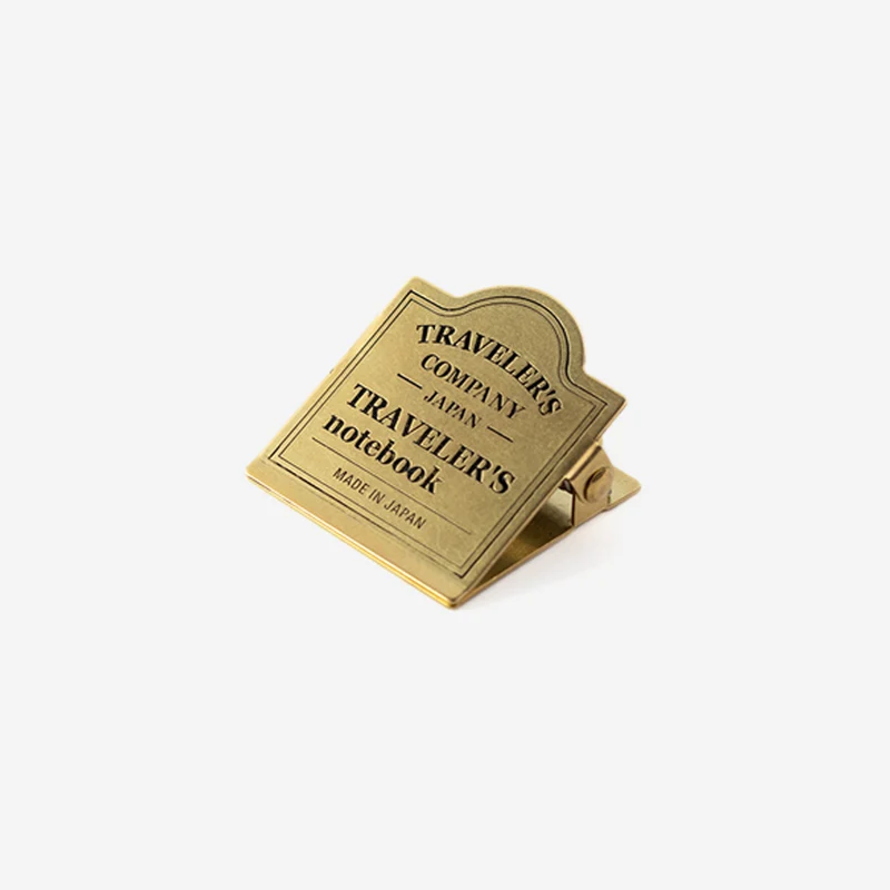 030. Brass Clip - Logo