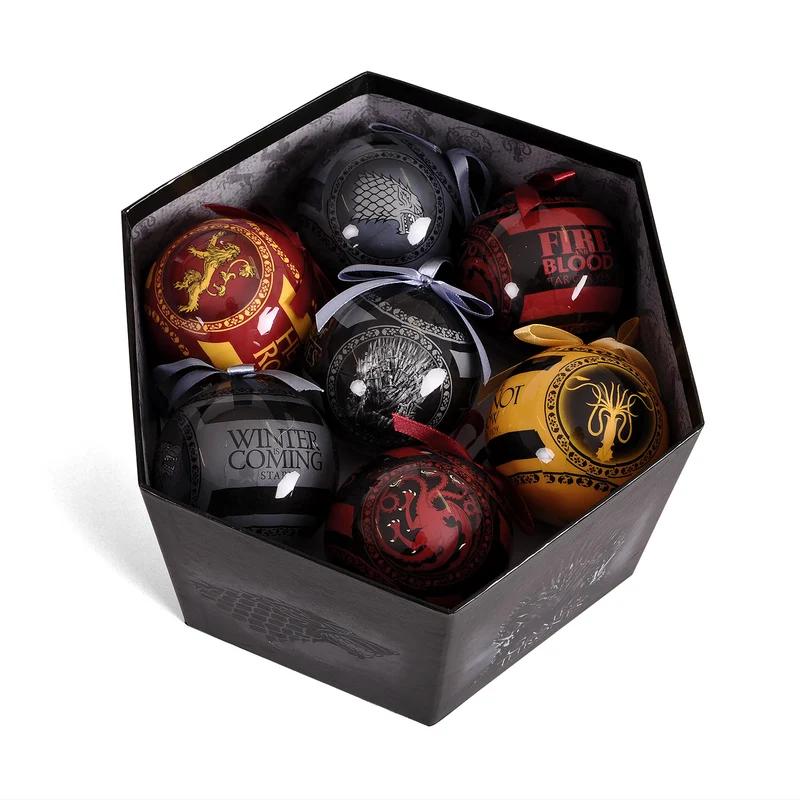 Game of Thrones - Wappen Weihnachtsbaumkugeln 14tlg
