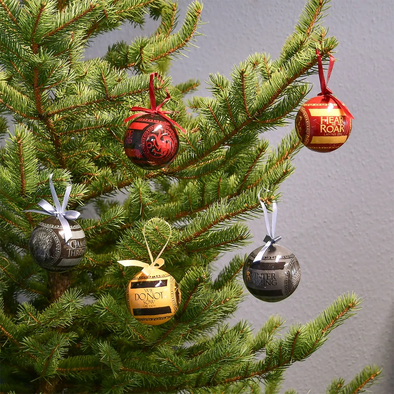 Game of Thrones - Wappen Weihnachtsbaumkugeln 14tlg