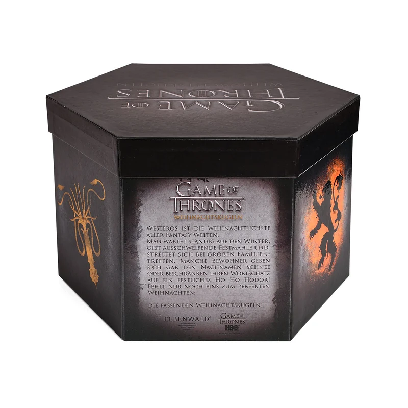 Game of Thrones - Wappen Weihnachtsbaumkugeln 14tlg