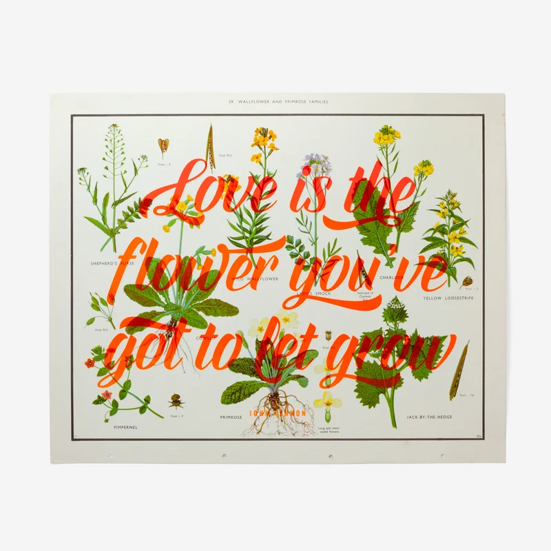 Love is the Flower - Lucky Dips Siebdruck