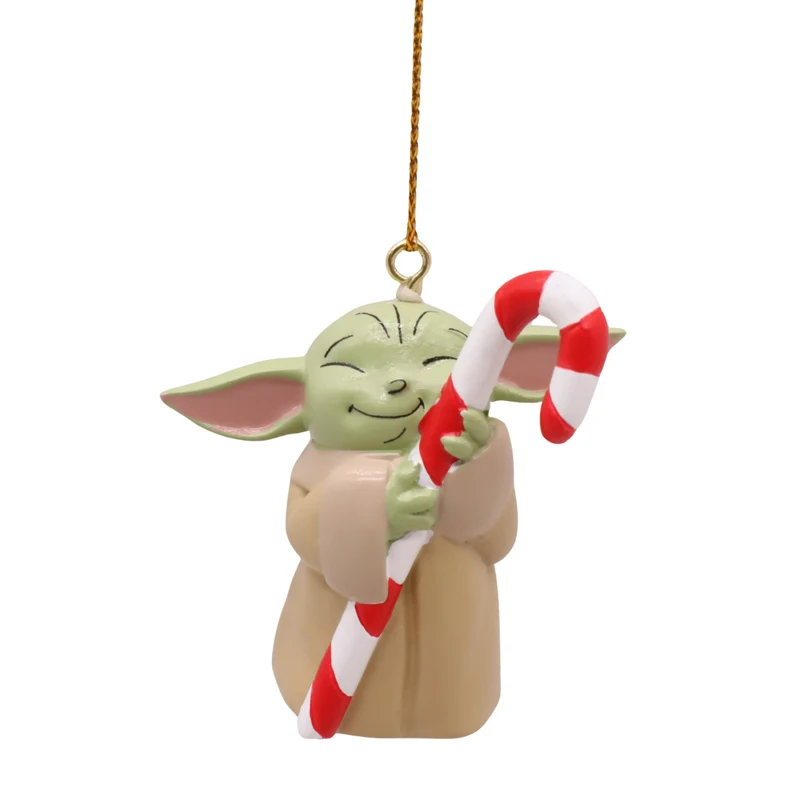Grogu Candy Cane Weihnachtsbaum-Schmuck - Star Wars The Mandalorian