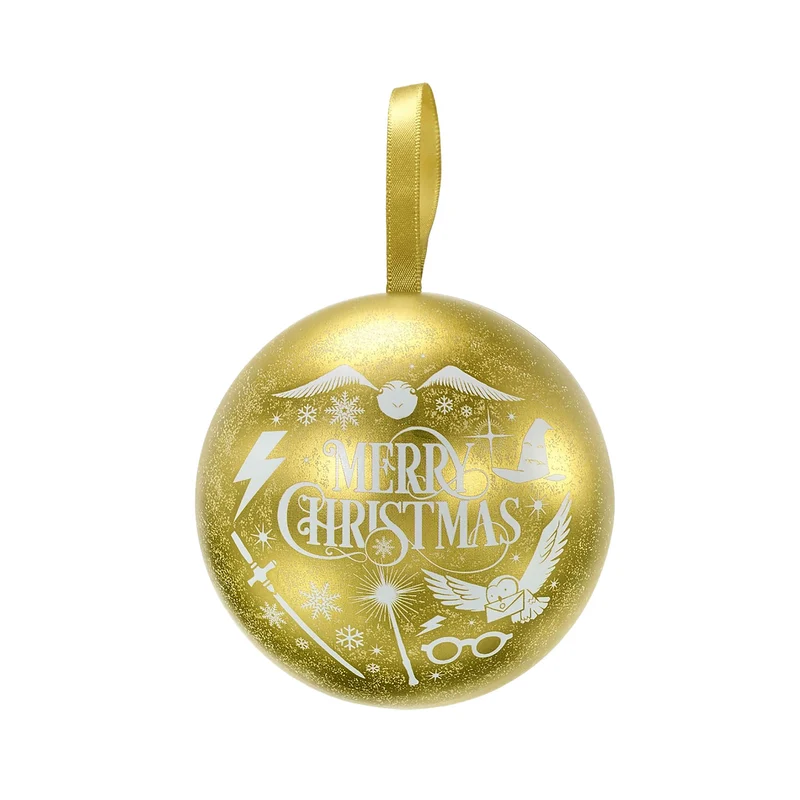 Harry Potter - Weihnachtskugel mit Deathly Hallows Schlüsselanhänger