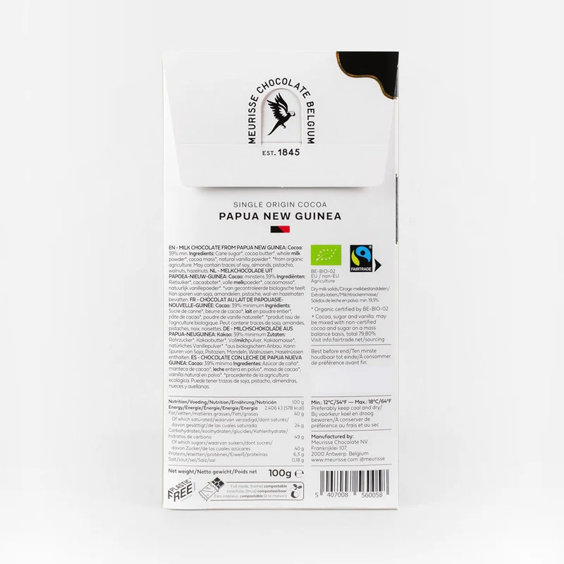 Creamy Milk Chocolate 39% Bio-Schokolade
