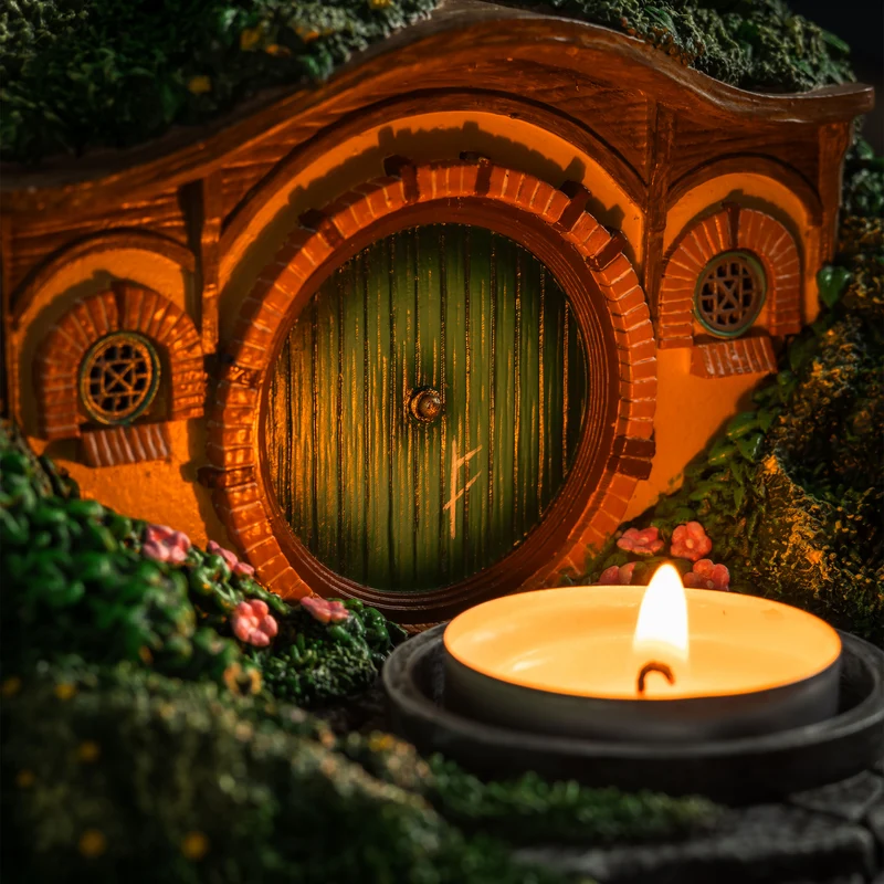 Der Herr der Ringe - Hobbit Höhle Auenland Diorama Teelichthalter