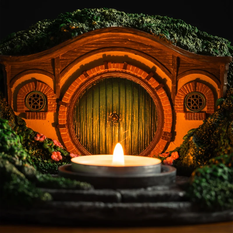 Der Herr der Ringe - Hobbit Höhle Auenland Diorama Teelichthalter