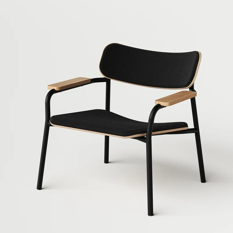 Etude Lounge Armchair gepolstert