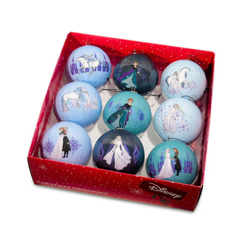 Frozen - Weihnachtsbaumkugeln 9er Set