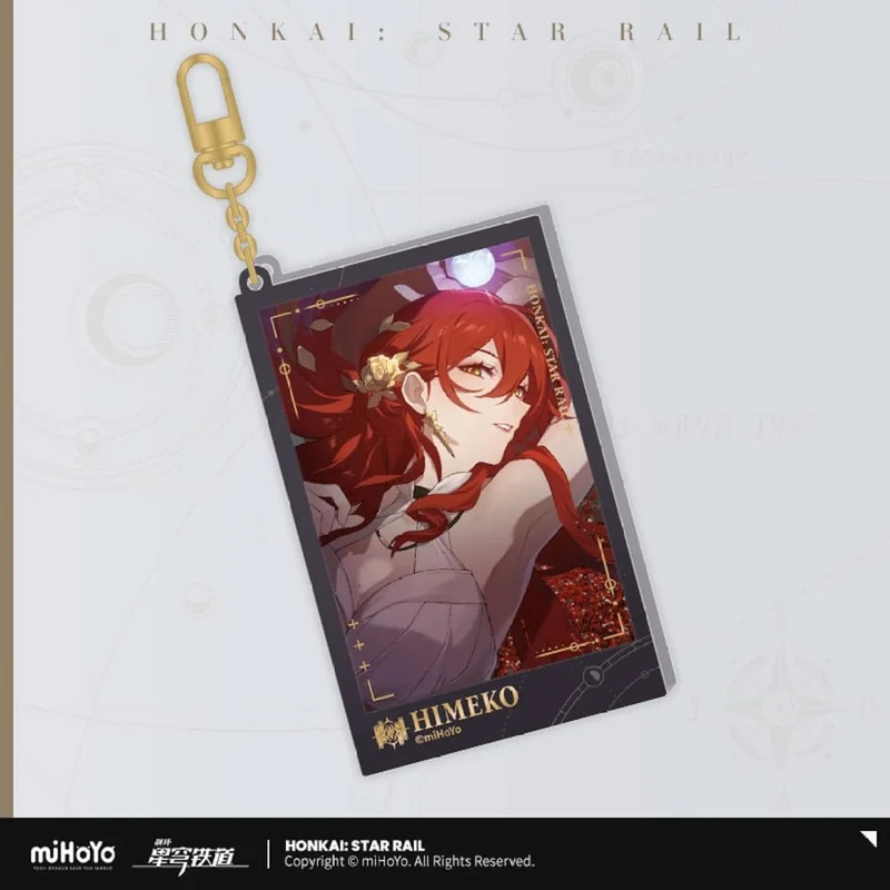 Honkai: Star Rail Countdown Departure Series Acryl Schlüsselanhänger Himeko Glitter 9 cm