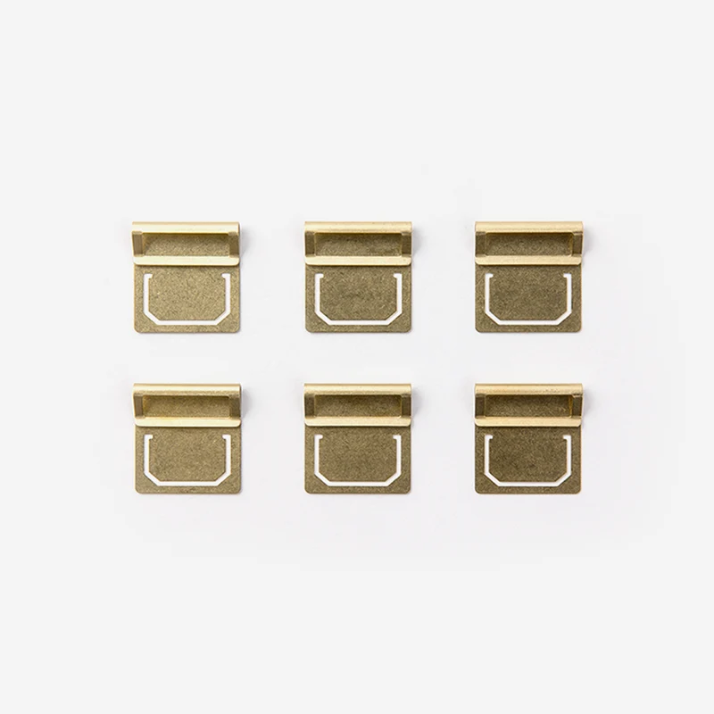 Brass Index Clips
