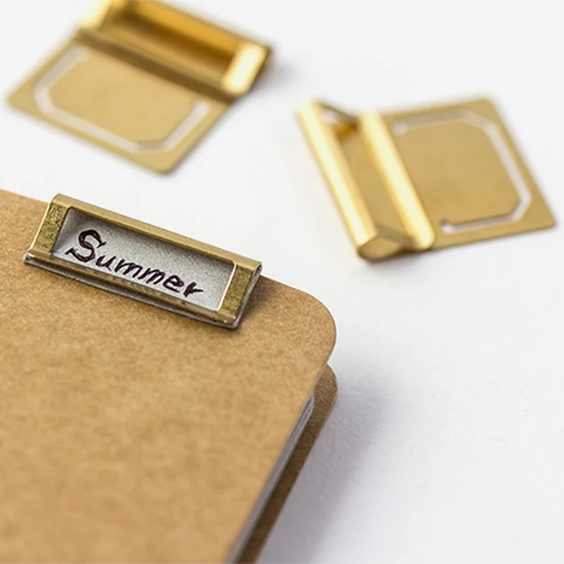 Brass Index Clips