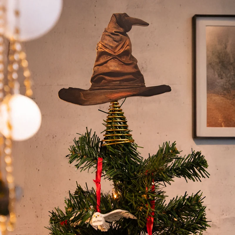 Harry Potter - Sprechender Hut Weihnachtsbaum-Spitze
