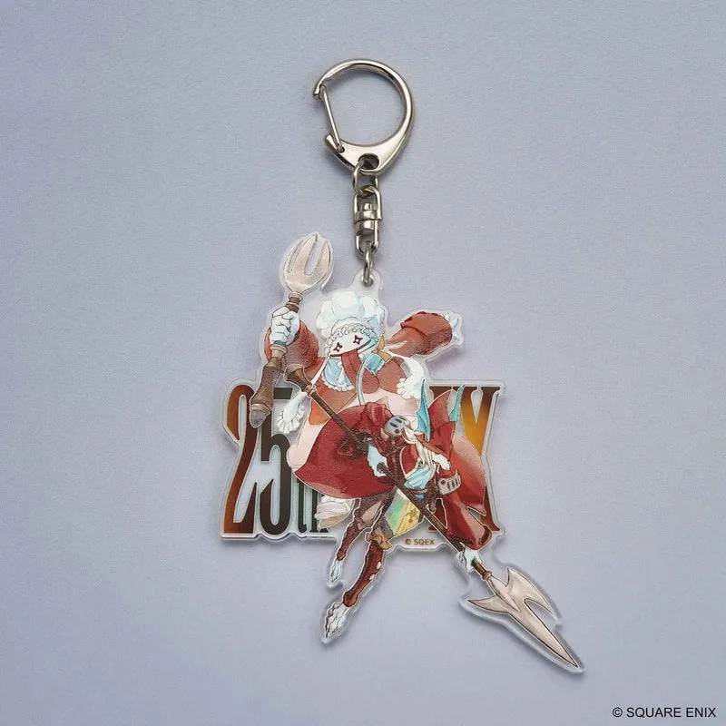 Final Fantasy IX Acryl-Schlüsselanhänger 25th Anniversary Quina & Freya