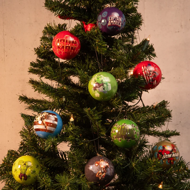 Avengers - Heroes Weihnachtsbaumkugeln 9tlg
