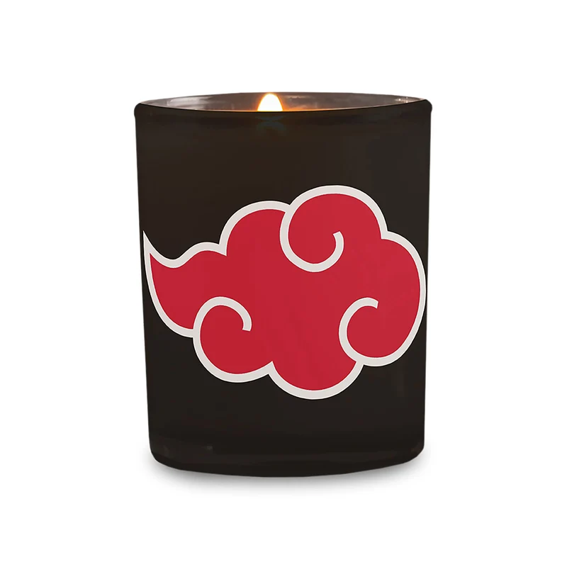 Naruto Shippuden - Akatsuki Symbol Kerze im Glas