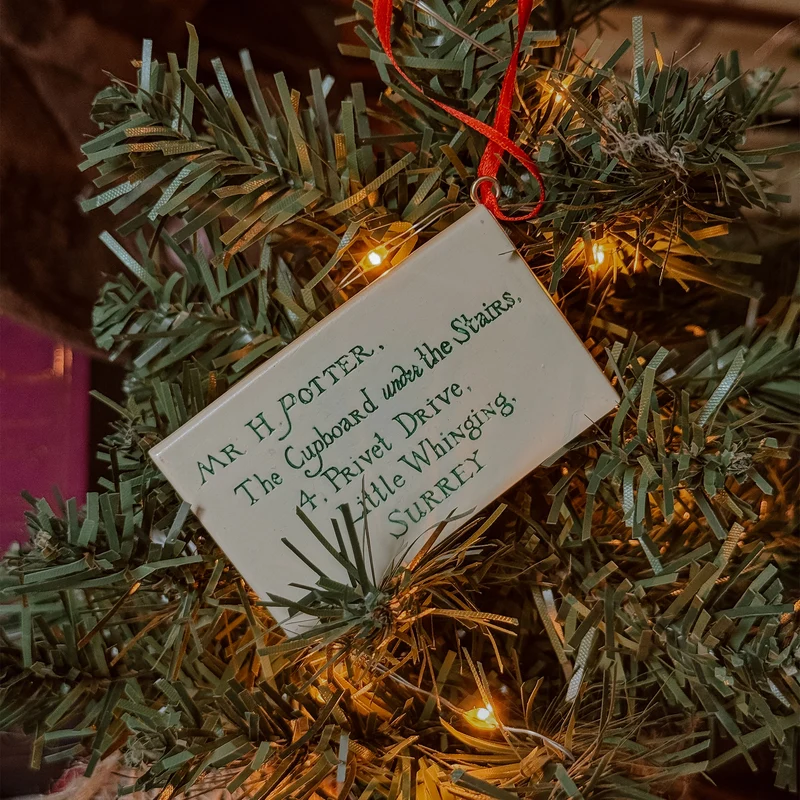 Harry Potter - Hogwarts Brief Weihnachtsbaum-Schmuck