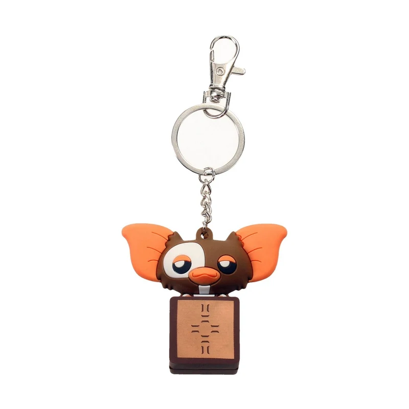 Gremlins Pokis Gummi-Schlüsselanhänger Gizmo in a Box 6 cm