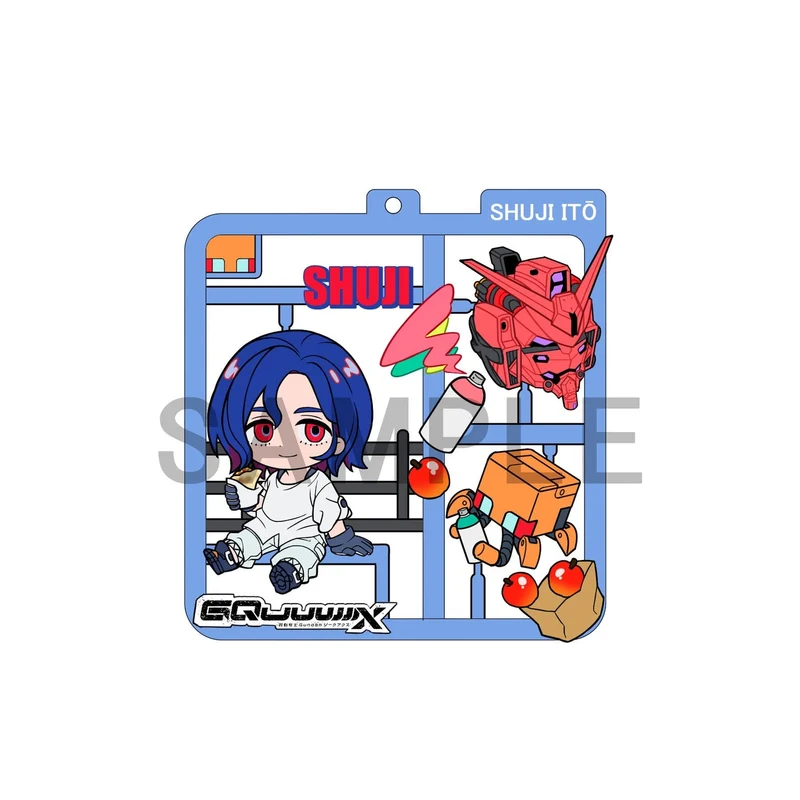 Mobile Suit Gundam GQuuuuuuX Plat Collection Anhänger Sortiment (4)