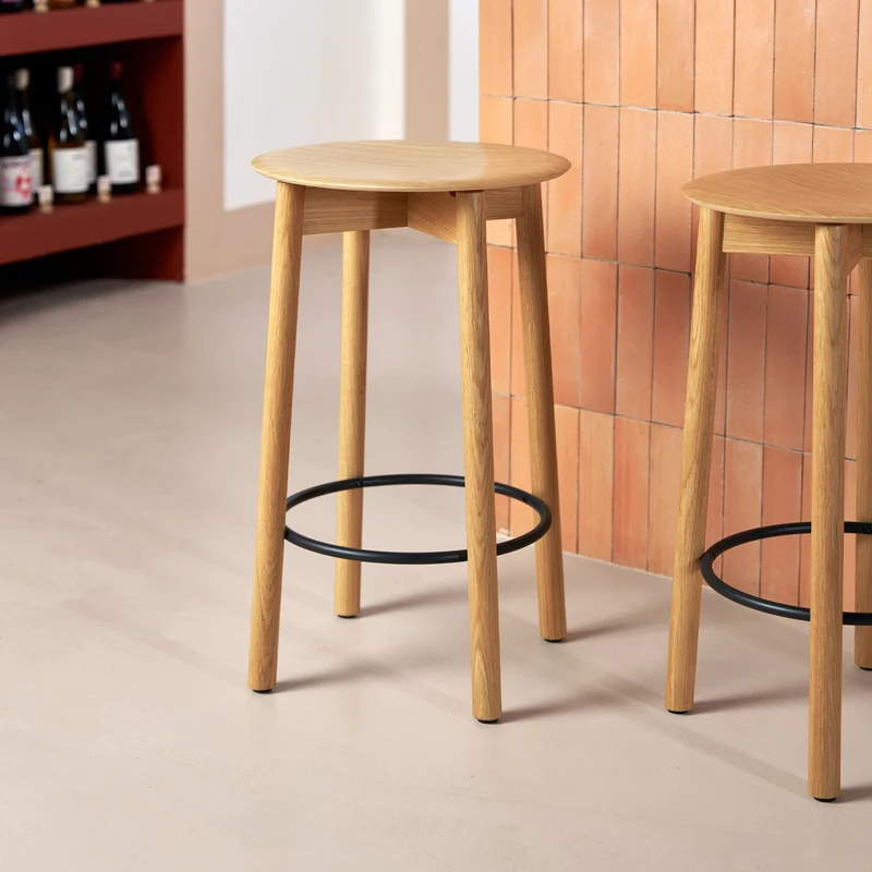 SSD Full Wood Bar Stool