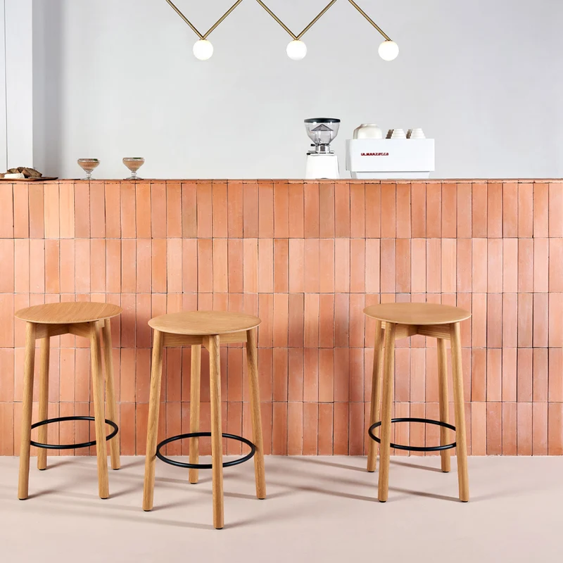 SSD Full Wood Bar Stool