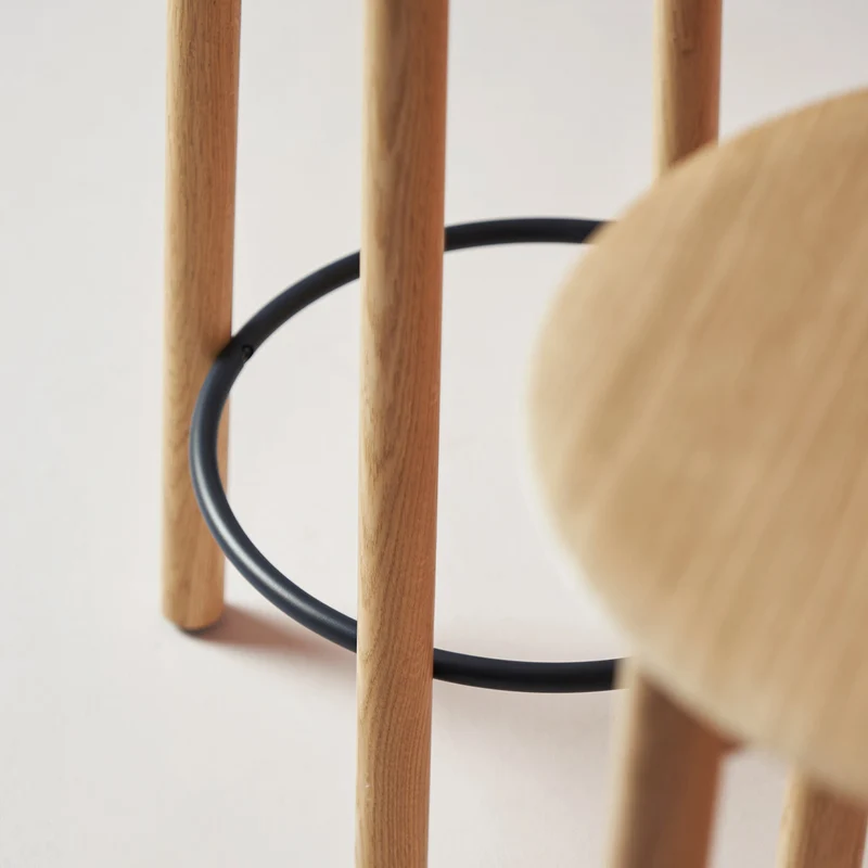 SSD Full Wood Bar Stool