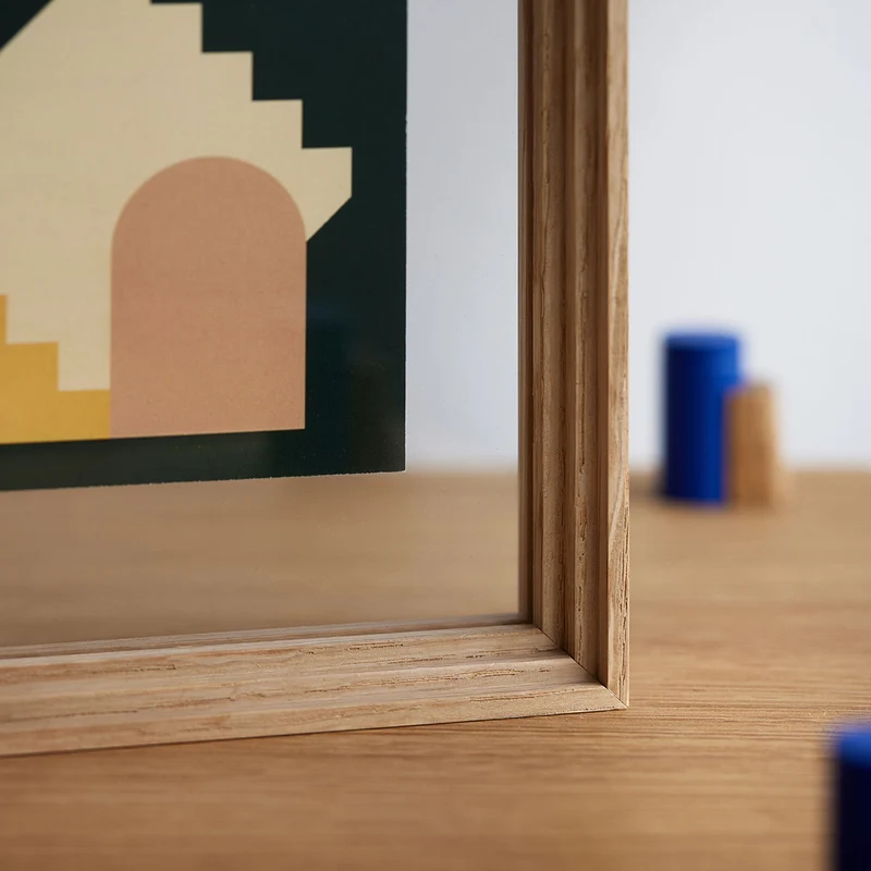 Standing Frame Oak A5